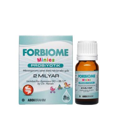 Forbiome Minies 2 Billion Probiotic Drops 8 Ml