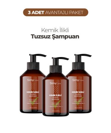 SimyCare 3-pack Bone Marrow Salt-Free Hair Shampoo