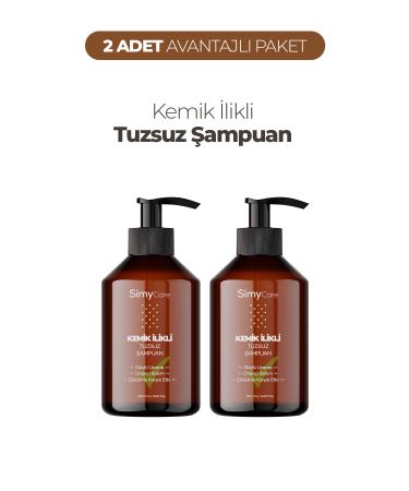 SimyCare 2 Pack Bone Marrow Salt-Free Hair Shampoo