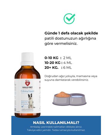 MALLY PET PROFESSIONEL PET CARE Relaxation and Calming Support Drops for Dogs Calming Liquid 50 ml - Buy Online on GoSupps.com