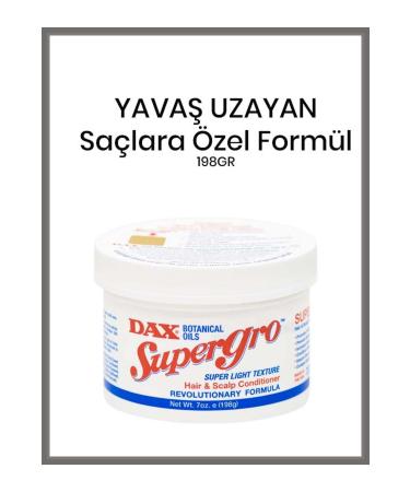 Dax Supergro 198 gr - Special Hair Care Oil for Slow Growing Hair