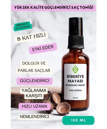 NATURAMA 100 ml Rosemary Yeast (WATER OIL) High Quality Strengthening Hair Tonic Natural and Pure 100 ml