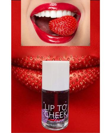 SEVRU Lip To Cheek Tint/liquid Lipstick & Blush Strawberry Color - Buy Online on GoSupps.com