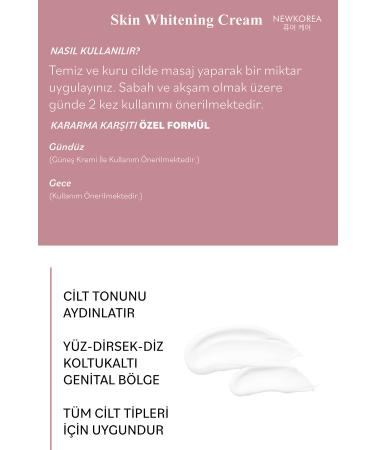 NewKorea Skin Whitening Brightening Anti-Spot Cream 60 ML (Enriched With Zinc Oxide & Titanium Dioxide) - Buy Online on GoSupps.com