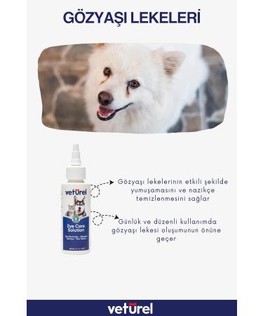 Veturel Cat Eye Cleansing Solution Dog Allergy Redness Infection Tear Care Eye Drops 100ml - Buy Online on GoSupps.com
