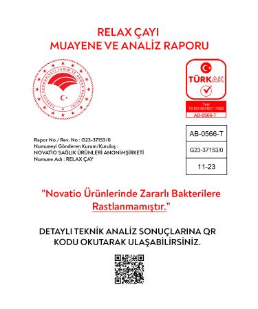 Novatio Relax Tea 75 G. Mixed Herbal Tea to Support Your Relaxation - Buy Online on GoSupps.com