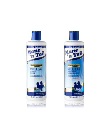 MANE'N TAIL Micellar & Biotin Moisturizing Shampoo and Cream Set 355 ML
