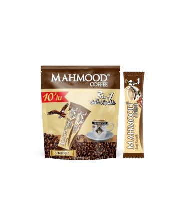 Mahmood Coffee 3 in 1 Milky Foam Coffee 18 gr x 10 Pieces x 10 Pack - Buy Online on GoSupps.com