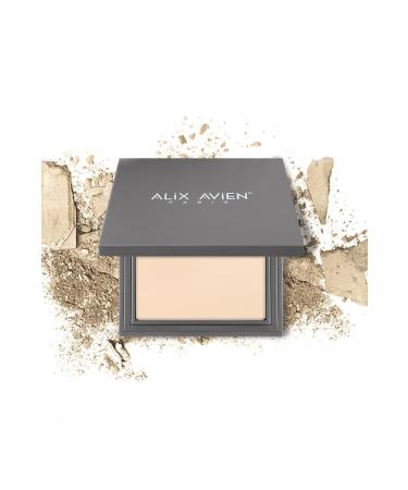 Alix Avien Compact Powder - Up to 12 Hours Longevity - Cool Skin Undertone - Compact Powder 01 Porcelain
