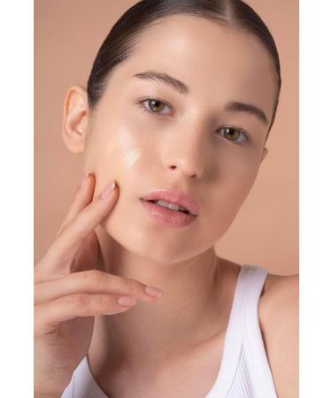 Alix Avien Liquid Foundation 302 Ochre Beige-liquid Foundation Skin Make-up-natural Bright Effect Creamy Structure-spf 35 - Buy Online on GoSupps.com