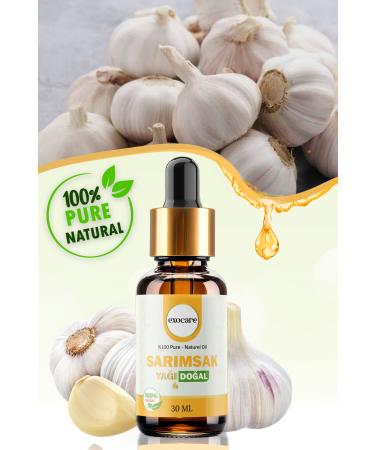 exocare Garlic Oil 0 Pure and Natural Herbal Oil Glass Dropper Natural Care Natural Garlic Oil 30ml - Buy Online on GoSupps.com