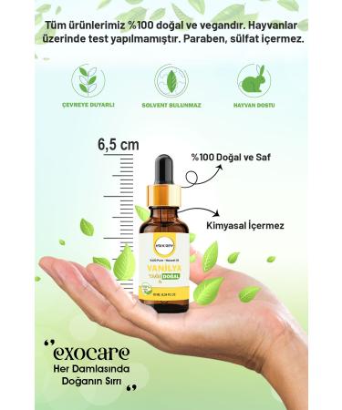 exocare Vanilla Oil 0 Pure and Natural Herbal Oil Glass Dropper Natural Care Natural Vanilla Oil 10ml - Buy Online on GoSupps.com