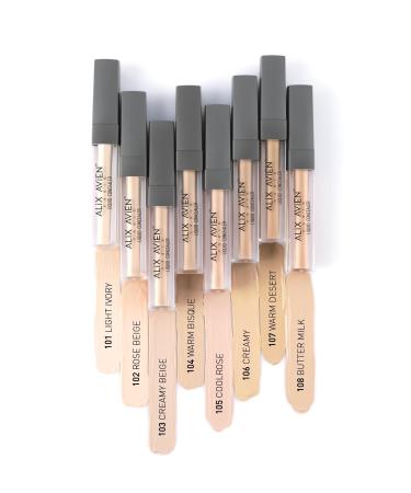 Alix Avien Liquid Under Eye Concealer - Medium Skin Warm Skin Undertone - Liquid Concealer 107 Warm Desert - Buy Online on GoSupps.com