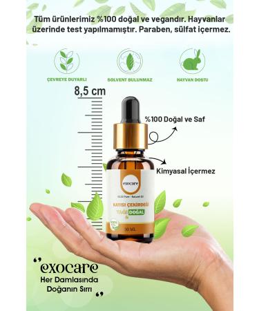 exocare Apricot Kernel Oil 0 Pure and Natural Herbal Oil Natural Care Natural Apricot Kernel Oil 30ml - Buy Online on GoSupps.com