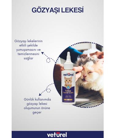 Veturel Daily Cat Face Cleaning Ear Nose Eye Mouth Chin Acne Tear Stain Care Spray 3x100ml - Buy Online on GoSupps.com