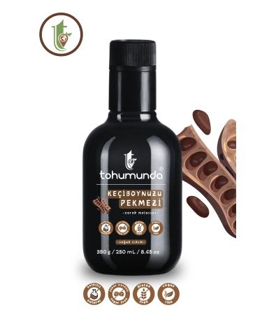 Carob Molasses in Seeds 350 Gr (Natural No Sugar Added Vacuum Cauldron)