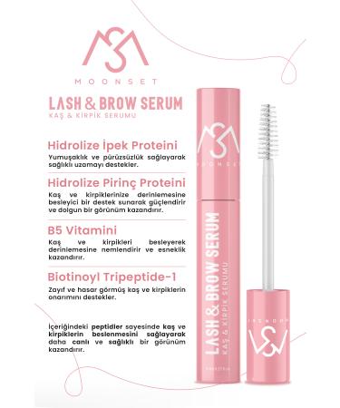 moonset Strengthening Nourishing Water Based Eyebrow Eyelash Care Serum 8 ml X 2 Pieces - Buy Online on GoSupps.com