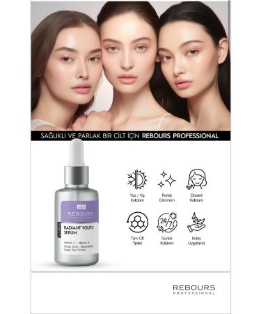 Rebours Professional Youthful Radiance Serum Vitamin C Vitamin E Ferulic Acid Resveratrol 30 ml - Buy Online on GoSupps.com
