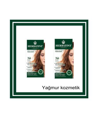 Herbatint 7M Blond Acajou Red Chestnut Hair Dye 2 PIECE