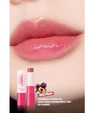 Missha Lips Moisturizing Shiny Finish Tinted Lip Balm A'pieu The Pure Candy Color Balm No.02 Plum - Buy Online on GoSupps.com