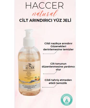 Haccer Natural Peeling Facial Cleanser 150 ml Alcohol Free - Buy Online on GoSupps.com