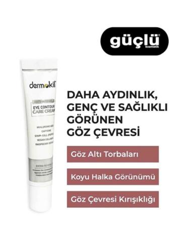 Dermokil Eye Contour Care Cream Moisturizing and Anti-Wrinkle 15 ml Eye Contour Care Cream - Buy Online on GoSupps.com