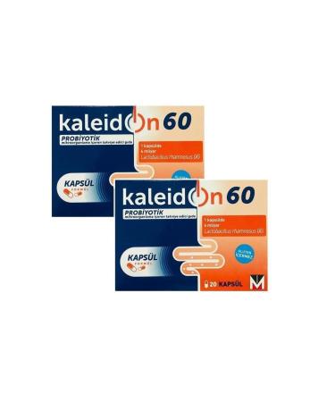 Kaleidon 60 Probiotic Microorganism Containing Supplementary Food 20 Capsules 2 Pieces - - Buy Online on GoSupps.com