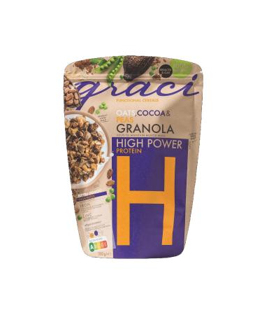Graci Breakfast Cereal Granola Oat Cocoa & Pea High H 300 GE