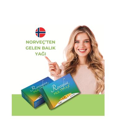 Rossylia Multimax Omega-3 Folic Acid Iodine B12 Containing Multivitamin and Multimineral 30 Capsules 2-Pack Box - Buy Online on GoSupps.com