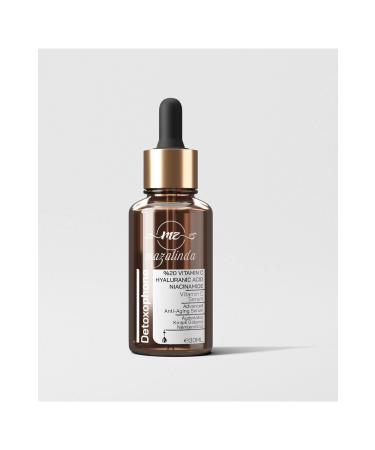 Mazalinda Detoxophone Vitamin C Hyaluronic Acid Niacinamide Anti-aging Brightening Skin Rejuvenation Care Serum - Buy Online on GoSupps.com