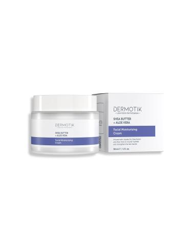 Water Based Facial Moisturizer Cream for Dermotic Dry Skin Shea Butter + Aloe Vera Facial Moisturizing - Buy Online on GoSupps.com