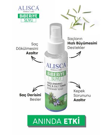 Alisca Rosemary water anti-hair loss & pore tightening Strengthening and fast hair growth volume 100 ML - Buy Online on GoSupps.com