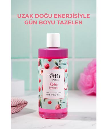 THE BATH FACTORY Moisturizing and Nourishing Lychee Flavored Shower Gel 400 ml - Buy Online on GoSupps.com