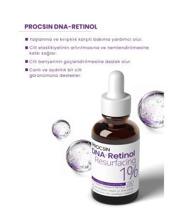 PROCSIN Hydro Solution 1% Retinol + Ceramide Intensive Anti-Wrinkle + Regenerating Serum 30ML x2 - Buy Online on GoSupps.com