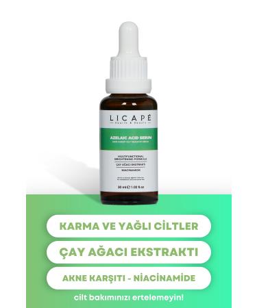 Licape Azelaic Acid Skin Serum for Oily and Acne-Prone Skin 30ml - Buy Online on GoSupps.com