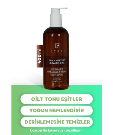Licape Two Phase Skin and Make-up Cleansing Oil 400 ml - Buy Online on GoSupps.com