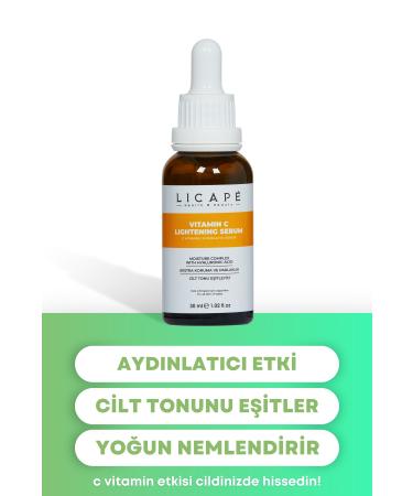 Licape Vitamin C Brightening Serum 30 ml - Buy Online on GoSupps.com