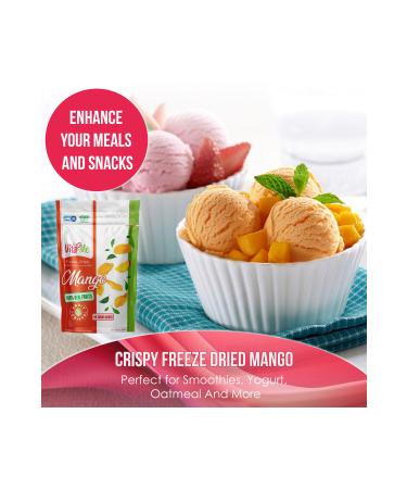 Vita-Me Freeze Dried Mango 20 Grams - Freeze Dried Crispy Mango Snack - Buy Online on GoSupps.com