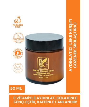 B&G Boys & Girls Brightening - Anti-Stain - Pore Tightening Face Cream 100 gr - Buy Online on GoSupps.com