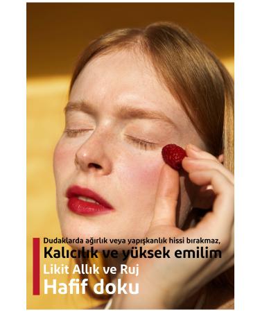 SWANFEAT Vitamin E Permanent Bubble Gum Color and Flavor Vivid Look Moisturizing Liquid Blush and Lipstick Tint - Buy Online on GoSupps.com