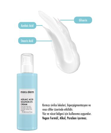 Maru.Derm STD Maruderm Azelaic Acid 5% Skin Care Cream 200 Ml Classic - Buy Online on GoSupps.com