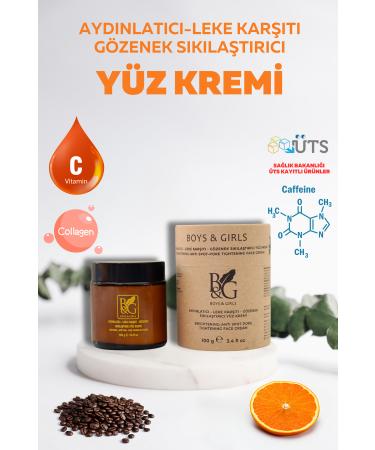 B&G Boys & Girls Brightening - Anti-Stain - Pore Tightening Face Cream 100 gr