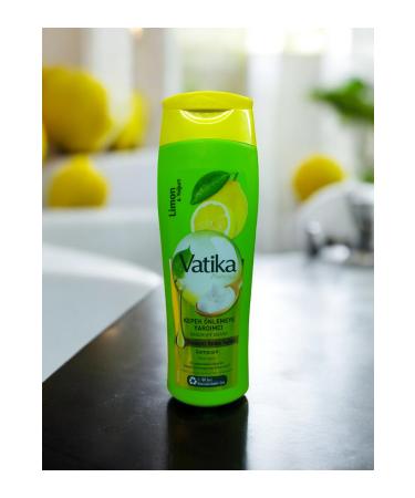 Vatika Naturals Lemon & Yogurt Essence Shampoo 400ml-Anti-Dandruff Herbal Formula - Buy Online on GoSupps.com