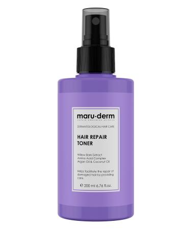 Maru.Derm Hair Tonic | Repairing Hair Care Tonic 200 ML | Damaged Weak Hair | Vegan