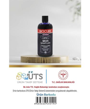 Biocure Anti-Orange Purple Shampoo / For Blonde Hair That Has Lightened Its Yellow-Grey Color 400 ml - Buy Online on GoSupps.com