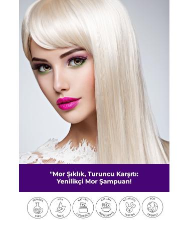 Biocure Anti-Orange Purple Shampoo / For Blonde Hair That Has Lightened Its Yellow-Grey Color 400 ml - Buy Online on GoSupps.com