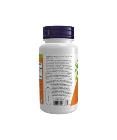 Now Foods Ashwaganda Extract 90 Capsules - Buy Online on GoSupps.com