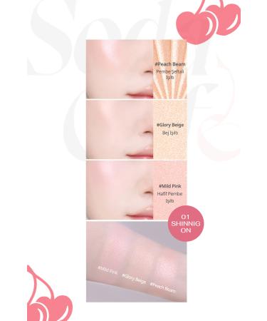 PERIPERA Pearly Highlighter Palette PERIPERA V Highlighter Ad (001 Shining On) - Buy Online on GoSupps.com