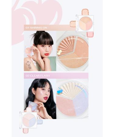 PERIPERA Pearly Highlighter Palette PERIPERA V Highlighter Ad (001 Shining On) - Buy Online on GoSupps.com