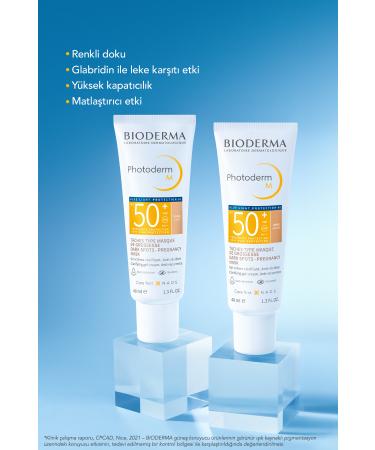 Bioderma Photoderm M Golden SPF50+ High Protection Against Dark Spots and Blue Light Tinted Face Sunscreen 40 ml - Buy Online on GoSupps.com